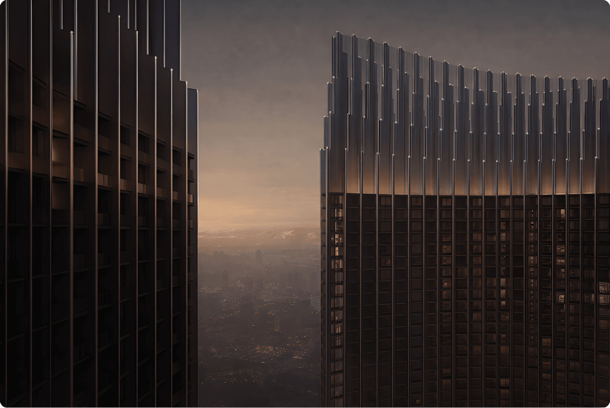 Quiet city architecture